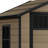 6x4.4 Ft Resin Storage Shed With Fence-style And Side Windows-115443753