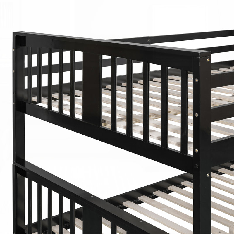 Lit superposé multifonctionnel avec escalier et rangement parfait pour économiser de l'espace et améliorer l'organisation de la pièce