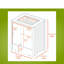 Terrarium vertical caméléon gris Achille ECOFLEX-87660203