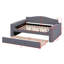 Lit de jour double / double rembourré avec accoudoirs de rangement, lit gigogne et dernier système audio Bluetooth intégré-97712321
