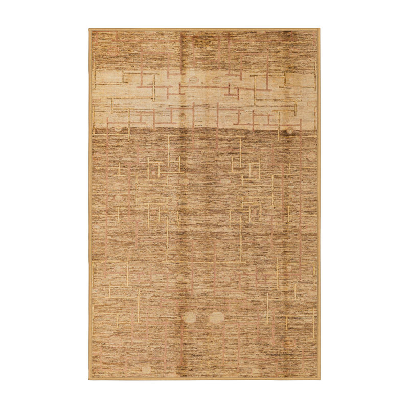 Abstract Indoor Rug, Runner 2' x 5'