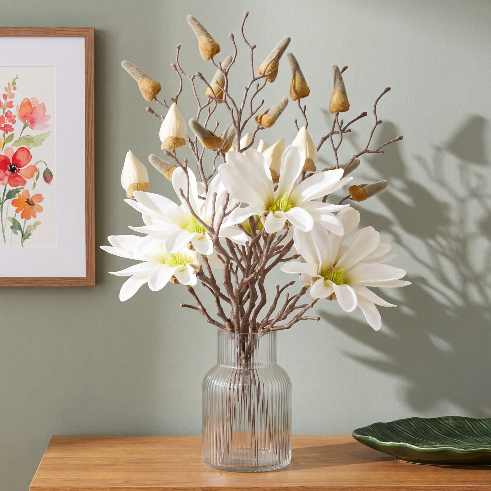 Magnolia Floral Stems, 18"