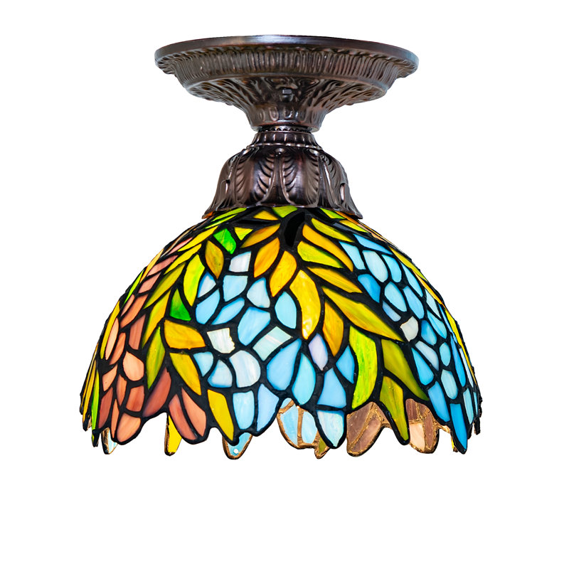 Plafonnier encastré 8 po de large Tiffany
