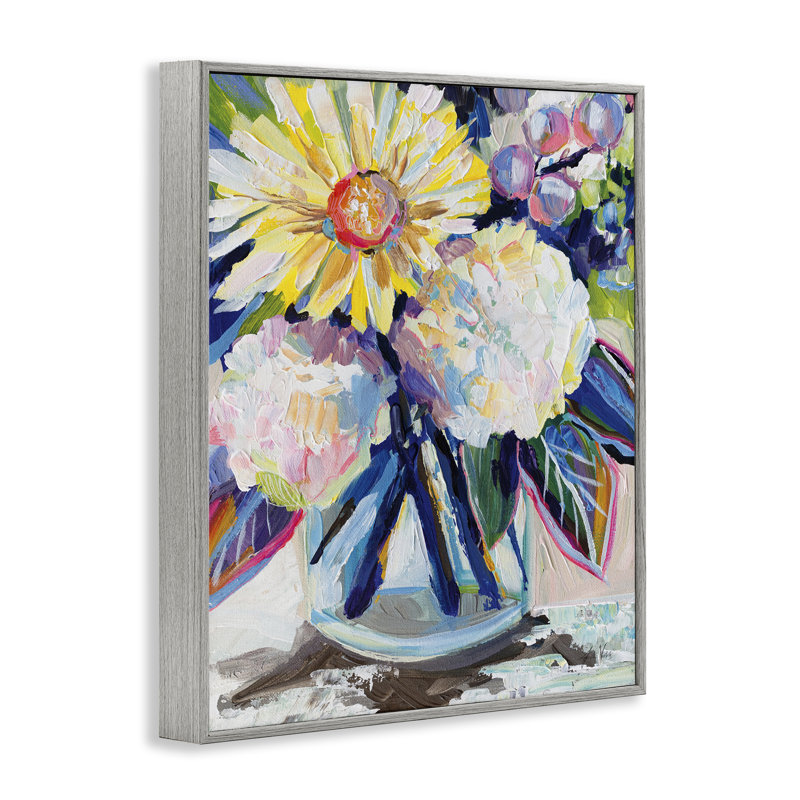  «Yearning Mixed Bouquet», estampe numérique par Jeanette Vertentes, Estampe numérique Farmhouse, H 30 po x l 24 po