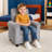 Jordan Kids Recliner Soft Gray Cords