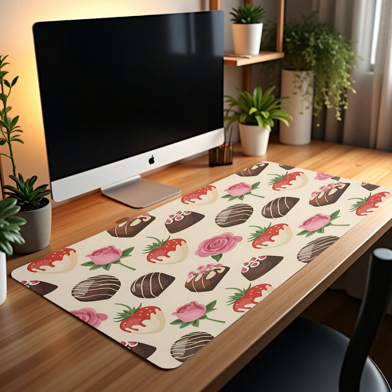 Polyester Desk Pad, 31.5x15.5