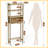 63'' H Freestanding Over The Toilet Storage-1860671611