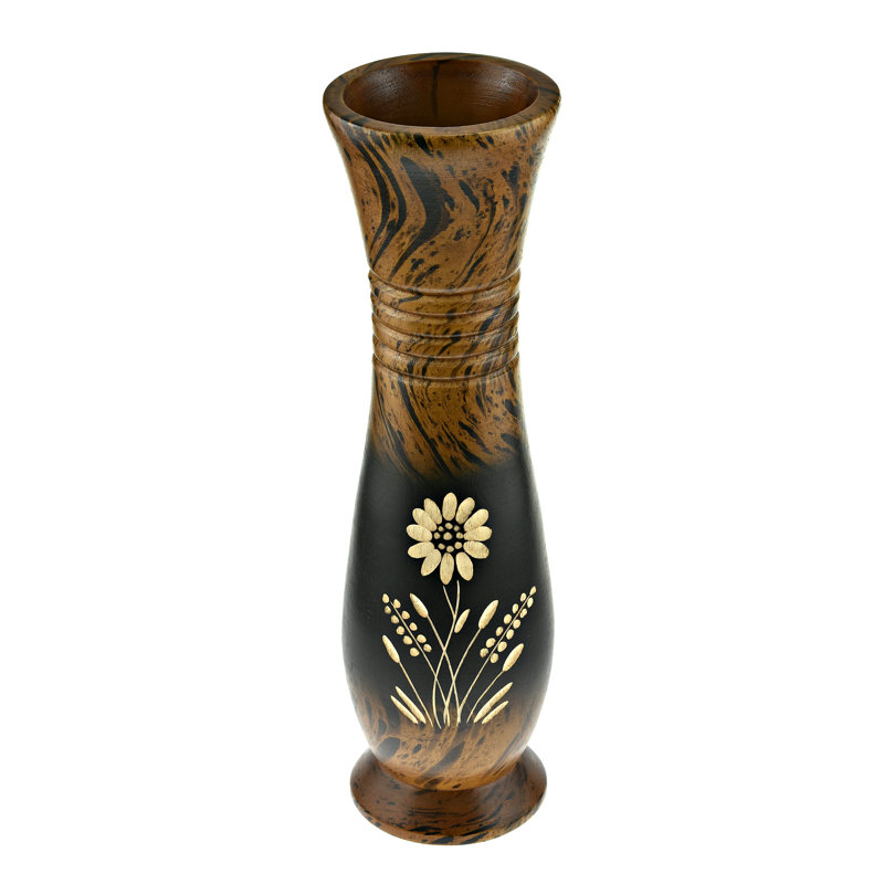 Handmade Wood Table Vase