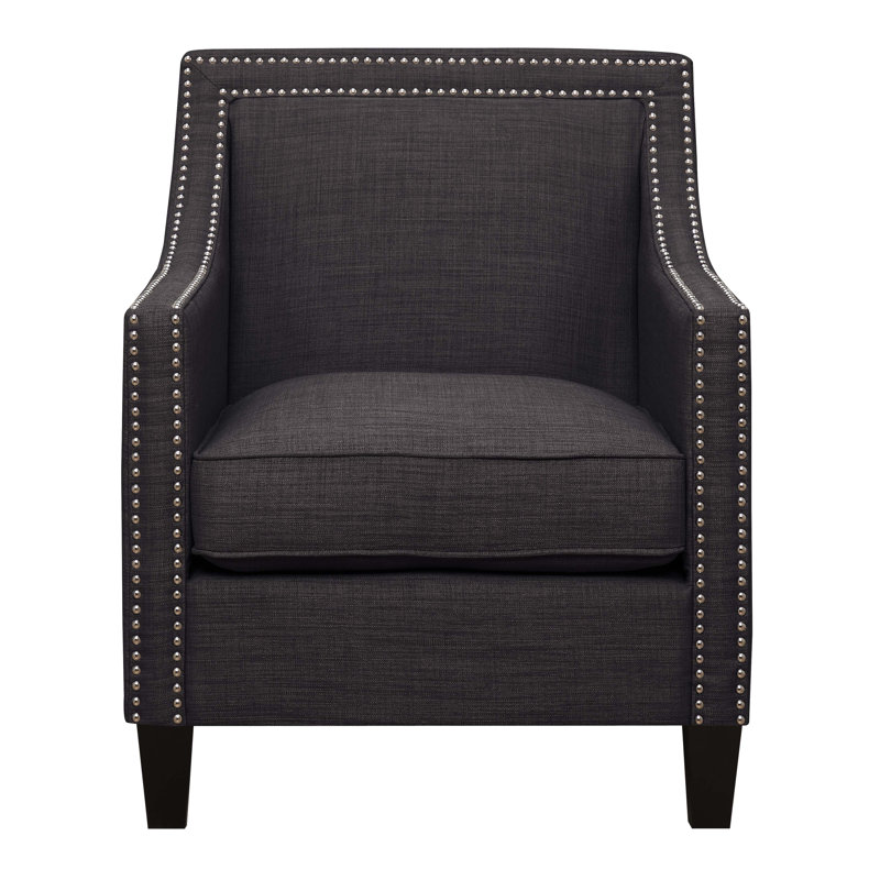 Comisha Upholstered Armchair, Charcoal