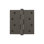 4 in. H x 4 in. W Brass Butt Bearing Door Hinge