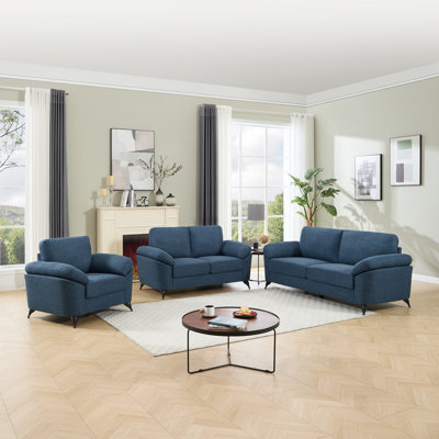 Sabita 6 Seater Linen Sofa