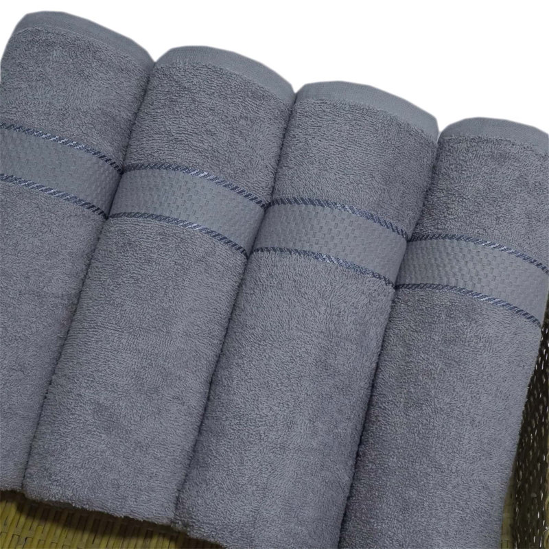 100% Cotton Bath Sheet, Silver