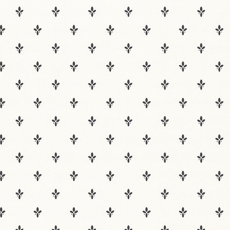 Griffeth Floral Roll, White/Black