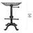 Sublette Swivel Adjustable Height Counter Stool with Metal Frame-1173412680