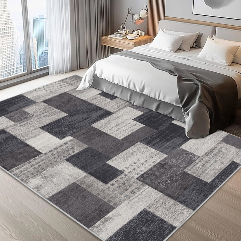 Rectangle 120 cm x 160 cm Geometric Area Rug