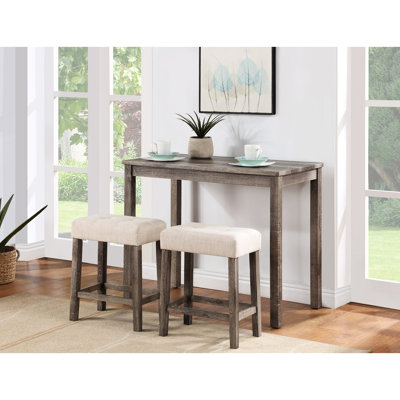 Solid Wood Top Dining Set