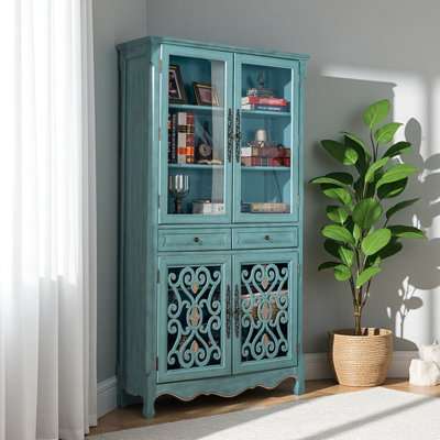 American Retro and Simple Display Cabinet