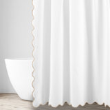 Antalya Solid Color Shower Curtain