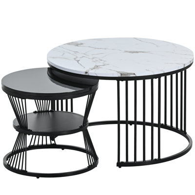 Amahya Frame Coffee Table with Storage
