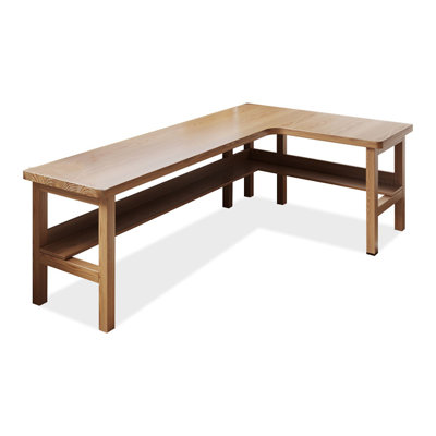 L-Shaped Solid Wood Solid Wood Writing Desk