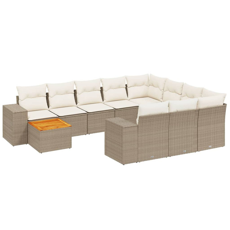 Vidaxl Garden Sofa Set Beige
