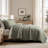 Scallop Edge 100% Cotton Quilt Set-124836121-116732107