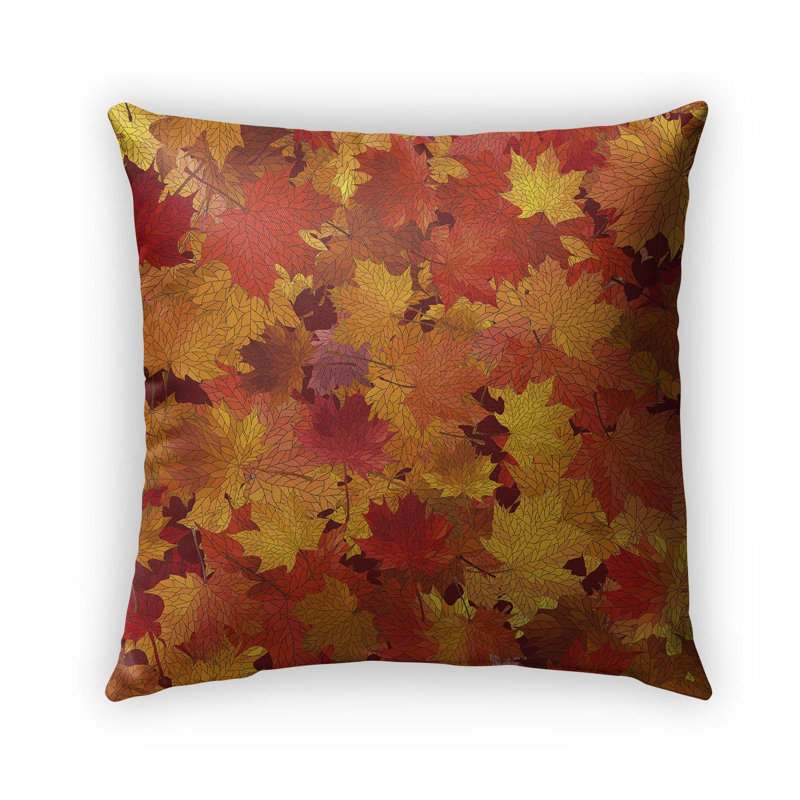 Housse et insert de coussin carré extérieur Autumn Winter Winter, 18" x 18"