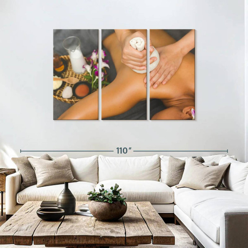 Spa de massage Kerrick, H 48 po x l 74 po