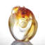 LIULI Crystal Art Dragon Sculpture, Taichi, "Intention"