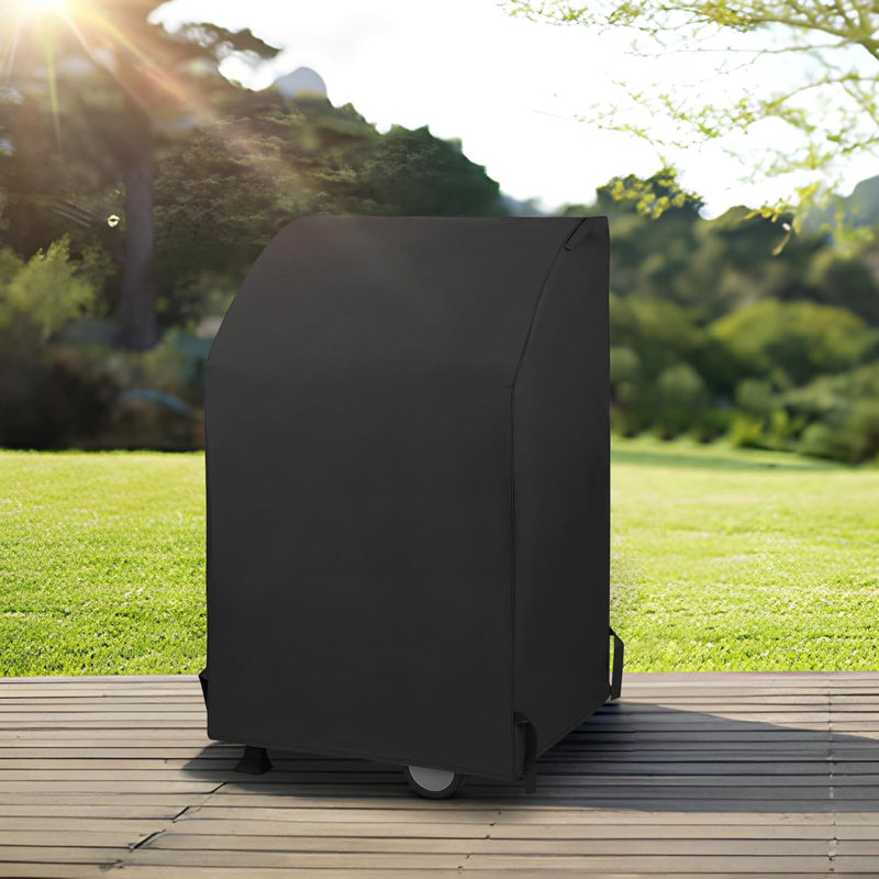 32 Inch Small Grill Cover, Heavy Duty Waterproof 2 Burner Gas BBQ Cover, Compatible With Weber Char-Broil Nexgrill Grills With Both Side Tables Down, All Weather Protection