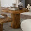 Table basse à piédestal en bois massif Damonee-471900811-471900810