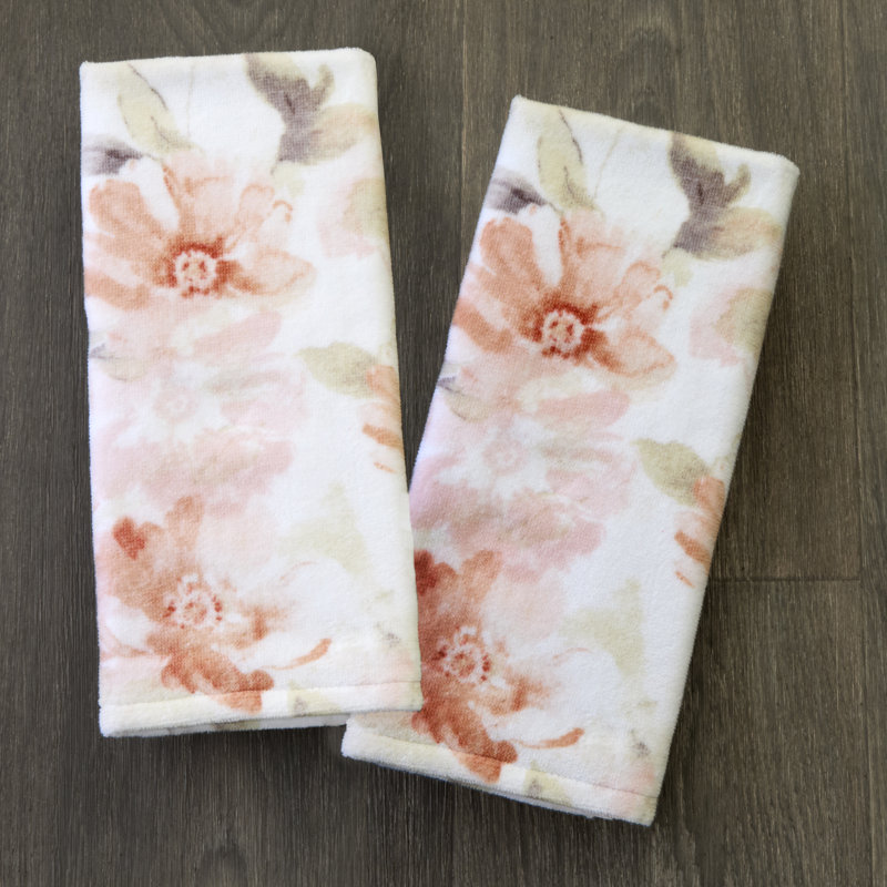 MISTY FLORAL PRINTED HAND-BLUSH
