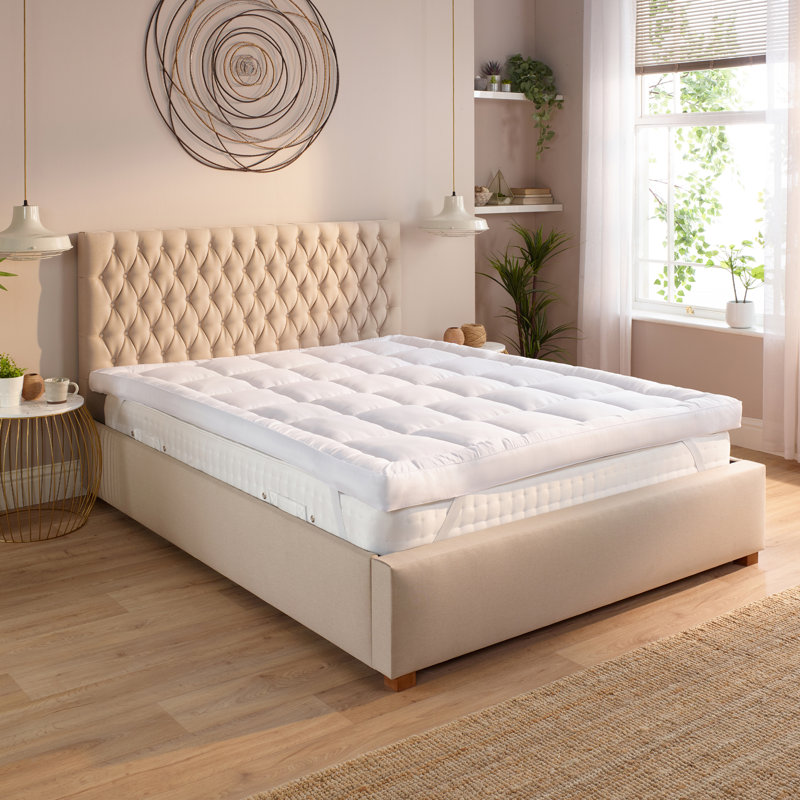 Sleep Soundly Extra Deep 10cm Mattress Topper – Ultra Plush Comfort, Breathable & Supportive Sleep Enhancer, Single (3')