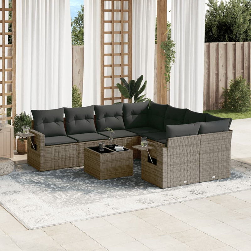 Ensemble de canapé de jardin Vidaxl