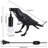 Crow Lamp Raven Lamp Adjustable Brightness With Bulb Bird Lamp Crow Light Decor For Bedside