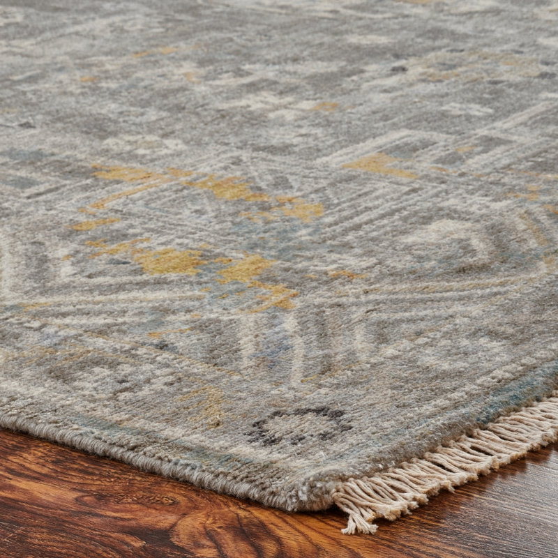 Heritage Revival Hand Knotted Area Rug, Rectangle 3' x 5'