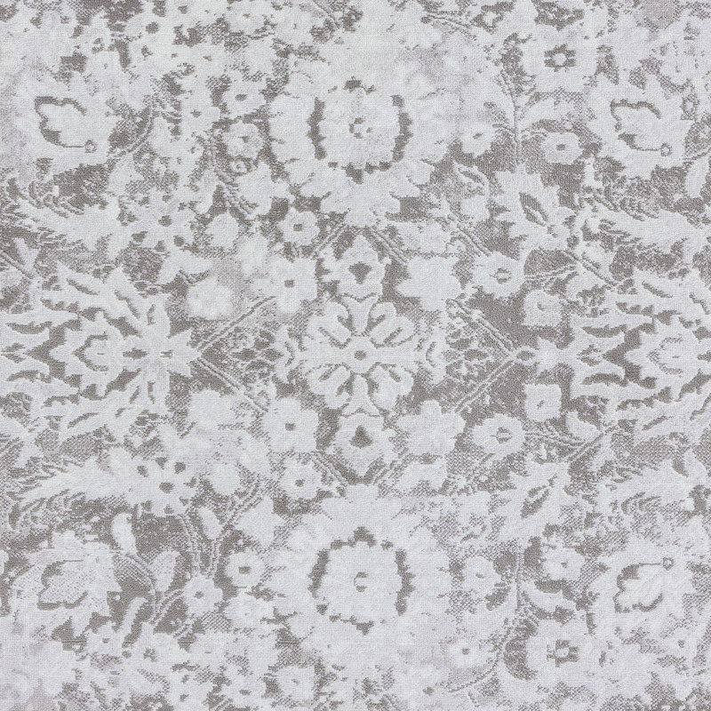 Tapis oriental gris / blanc Athalie, Rectangle 8 pi 9 po x 12 pi 2 po