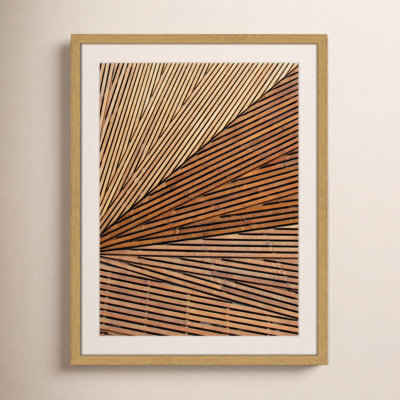Fayette "Geometric Wood Panel 1" Print