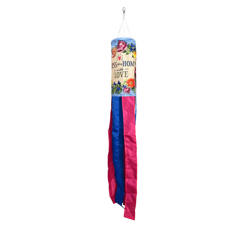 Bless This Home With Love Windsock