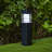 Low Voltage Solar Powered Integrated LED Black Pathway Light Pack