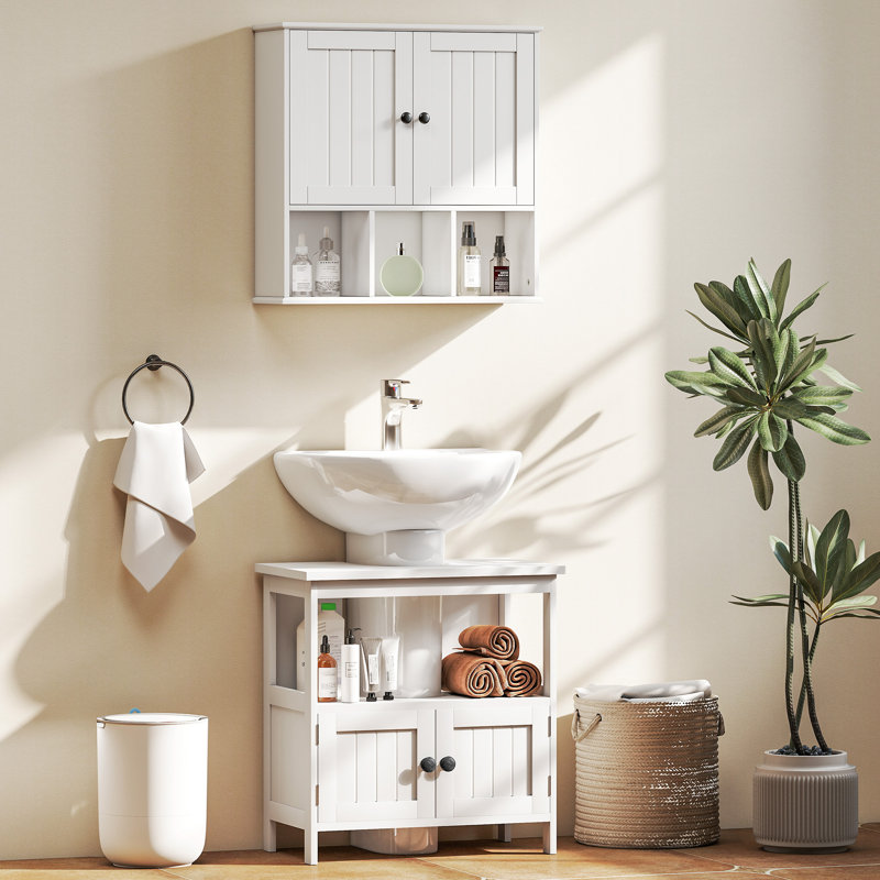 Overlea 60cm Single Bathroom Vanity Base Only, White