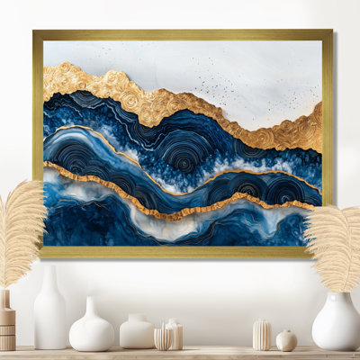 «Safire Lake Into The Pine Forest IV» - art mural lac