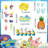 39Pcs SpongeBob SquarePants Cake Decorations Set - 3D SpongeBob Cake Decoration