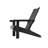  Keter Modern Adirondack Chair Durable Weatherproof Outdoor Furniture for Porch and Backyard (Choose Color)-124585070
