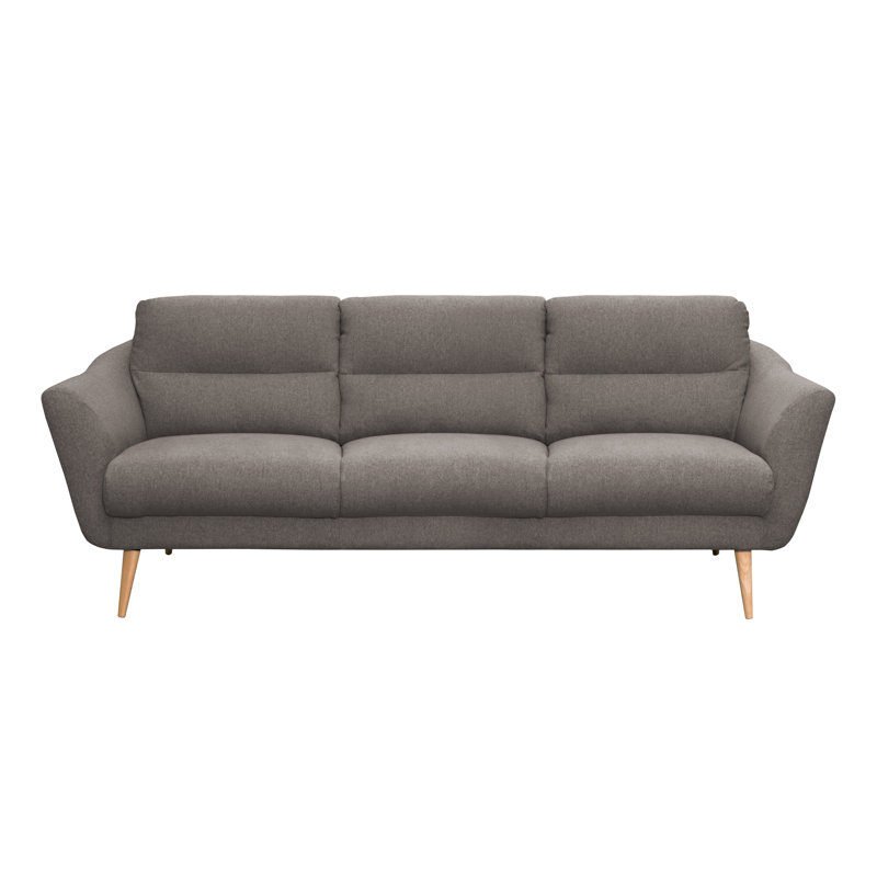 Rooney Odense 3 Seater Upholstered Sofa, Dark Grey