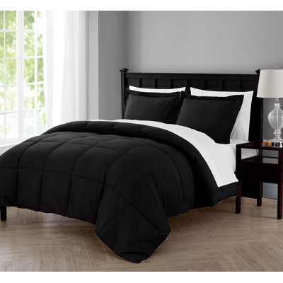 Lincoln Down Alternative Reversible Bed-in-a-Bag Comforter Set