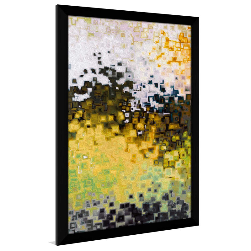 «Mark 16: 6 He Is Risen» par Mark Lawrence - reproduction, H 25,5 po x l 19,5 po x P 1 po, Cadre noir