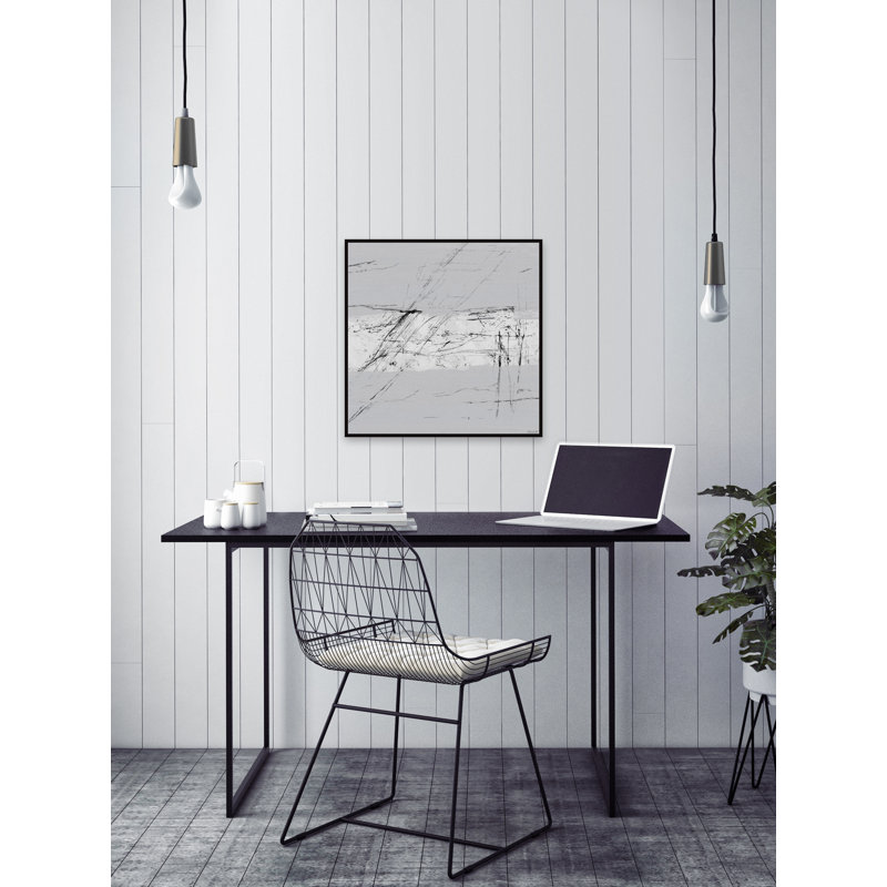 Bedrock Exposures - Peinture sur toile à cadre flottant, H 12 po x l 12 po x P 1,5 po