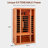 Vanity Art 2 - Person Indoor Bluetooth Compatible FAR Infrared Sauna-99715307