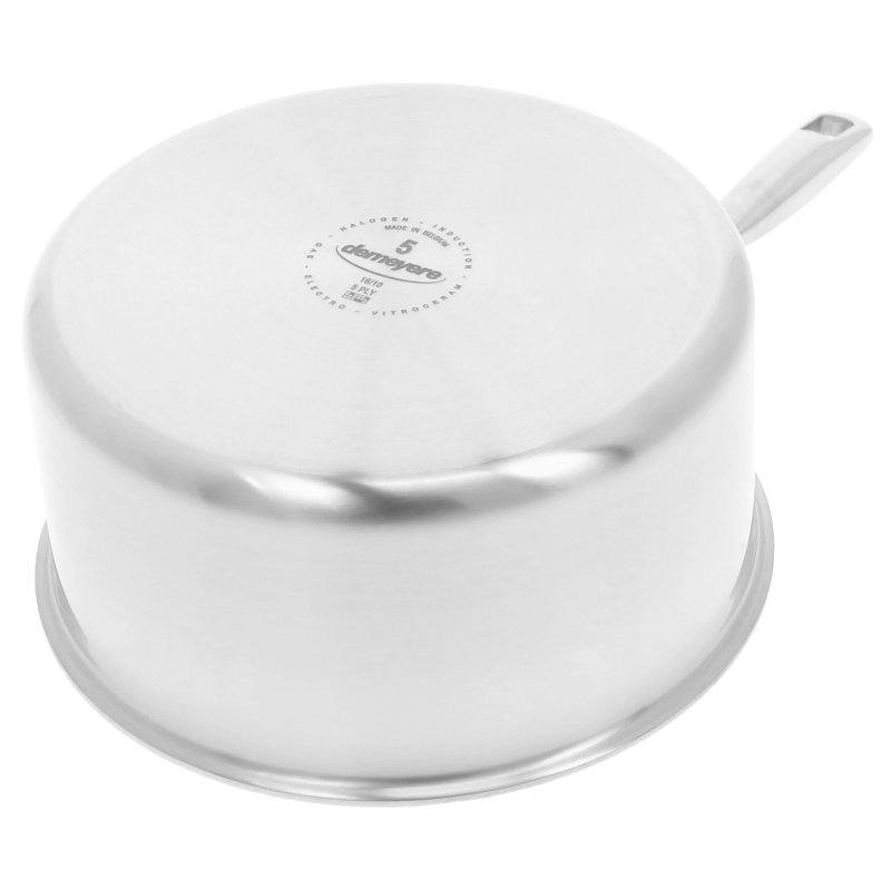 Demeyere Essential 5 5-Ply Stainless Steel Saucepan with Lid, 3 Qt.